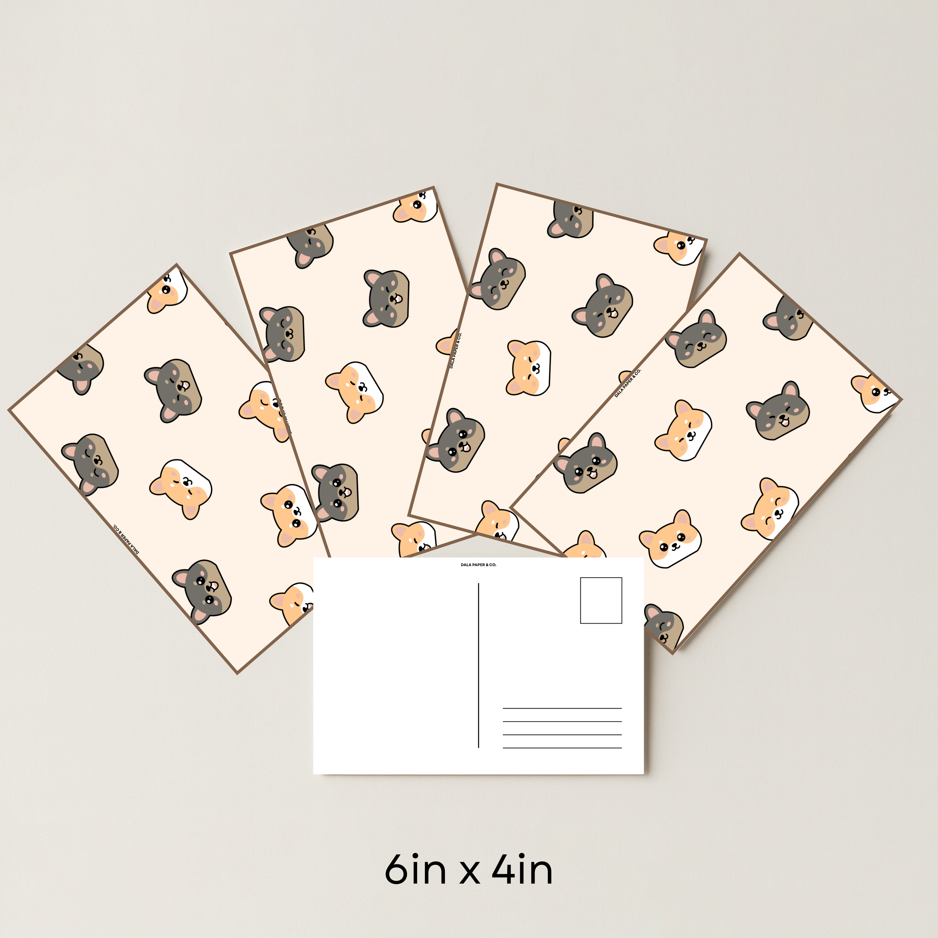 Dog Pattern #001 (Pack of 4)