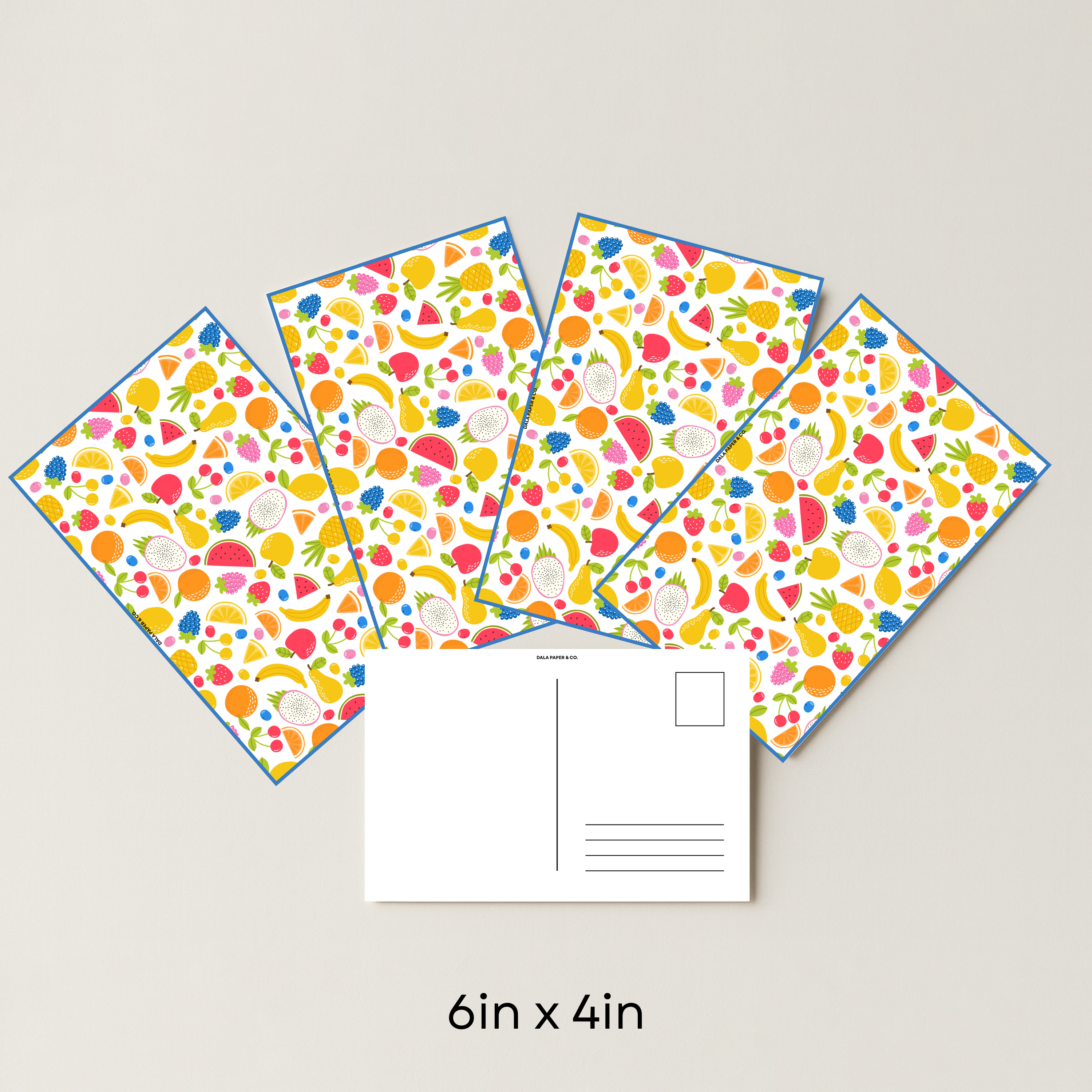 Fruit Pattern #001 (Pack of 4)