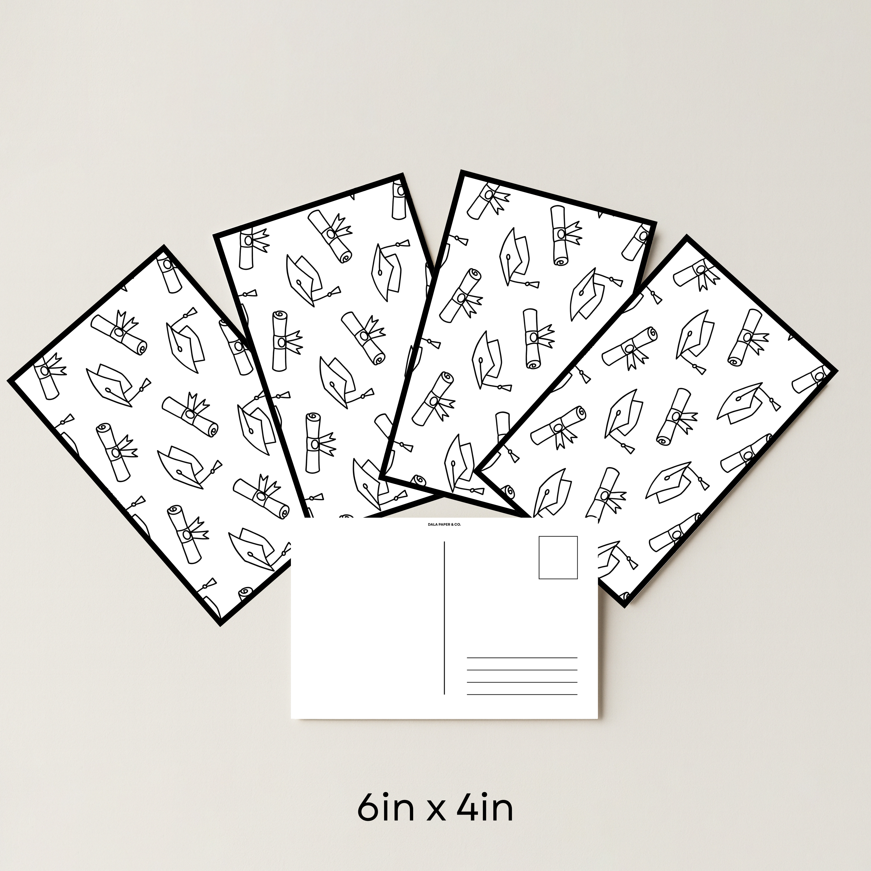 Graduation Pattern #002 (Pack of 4)