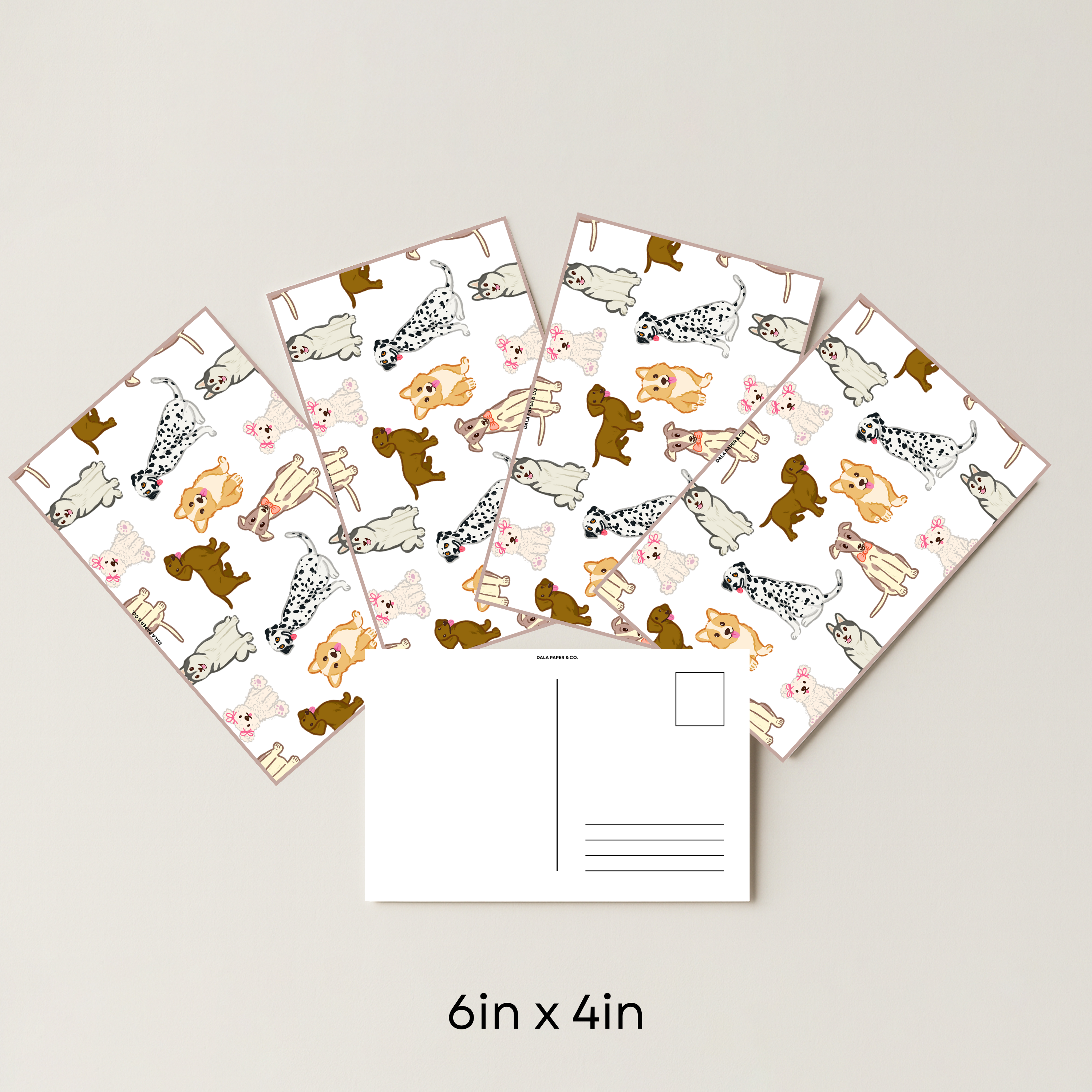 Dog Pattern #003 (Pack of 4)