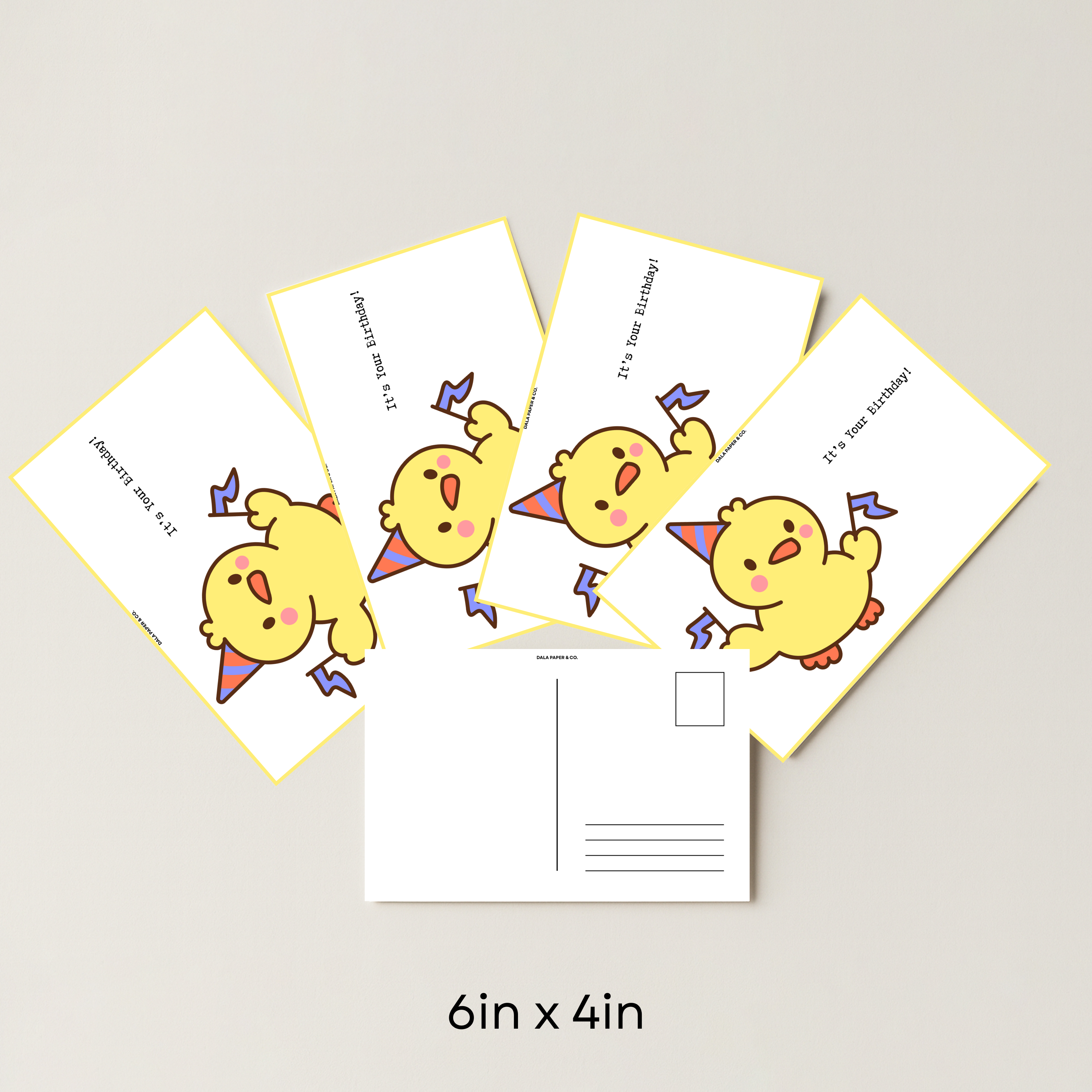 Birthday Pattern #004 (Pack of 4)