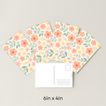 Floral Pattern #006 (Pack of 4)