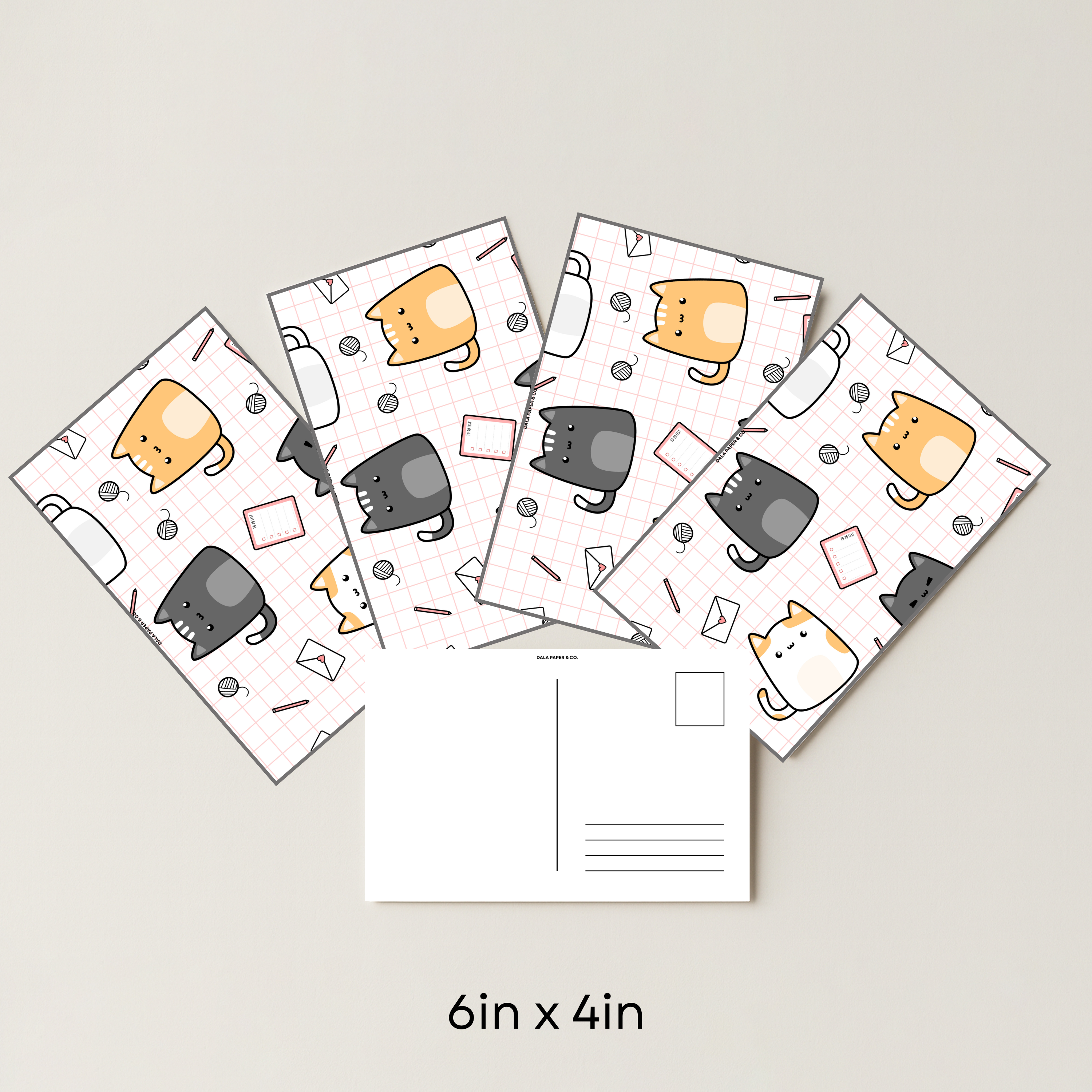 Cat Pattern #006 (Pack of 4)