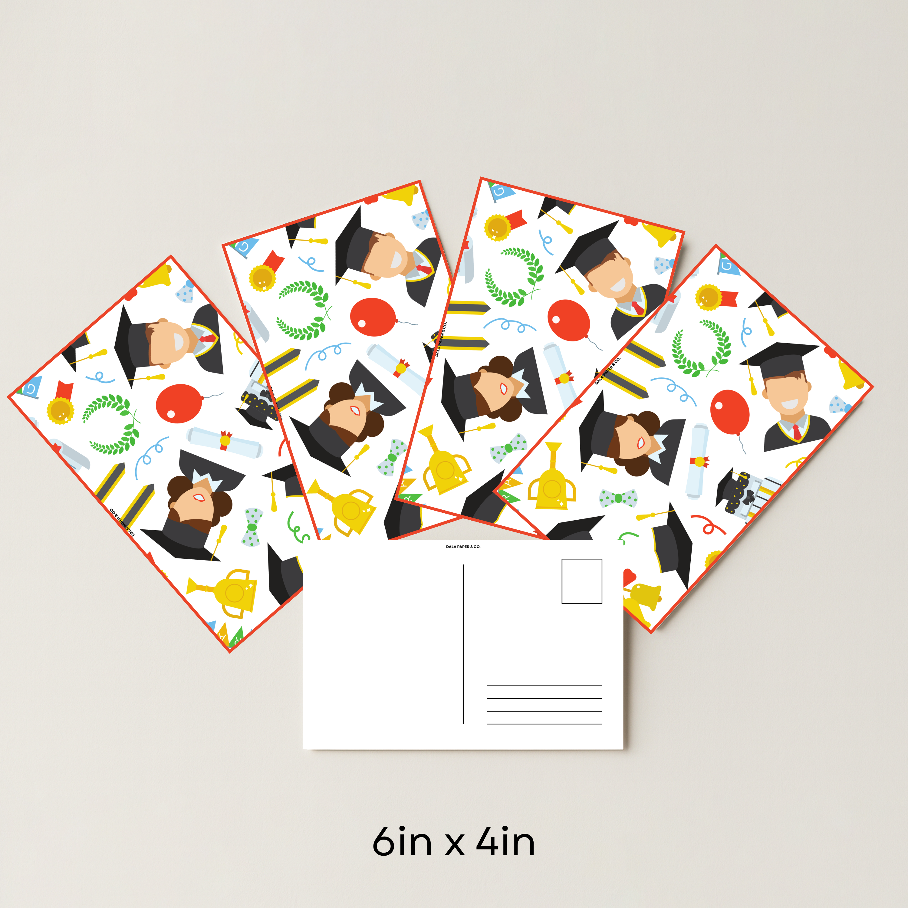 Graduation Pattern #006 (Pack of 4)