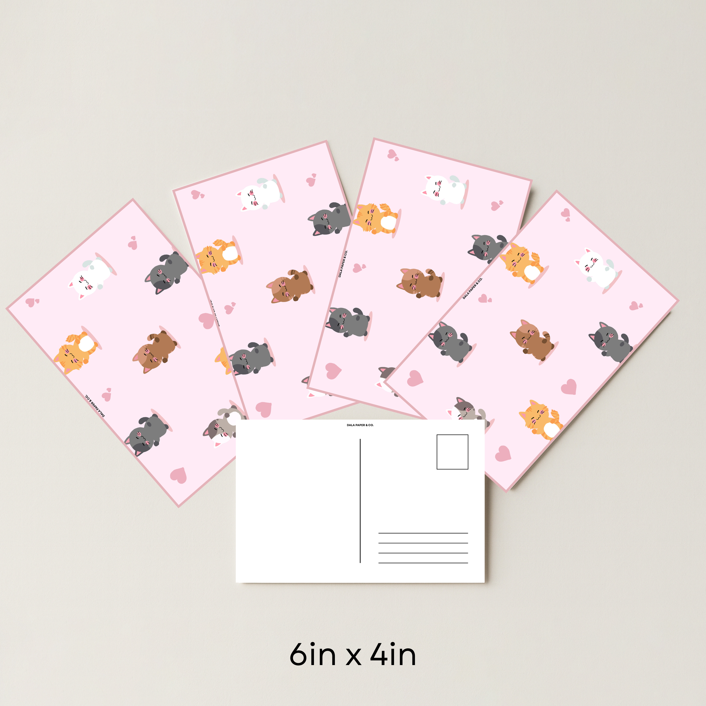 Cat Pattern #007 (Pack of 4)