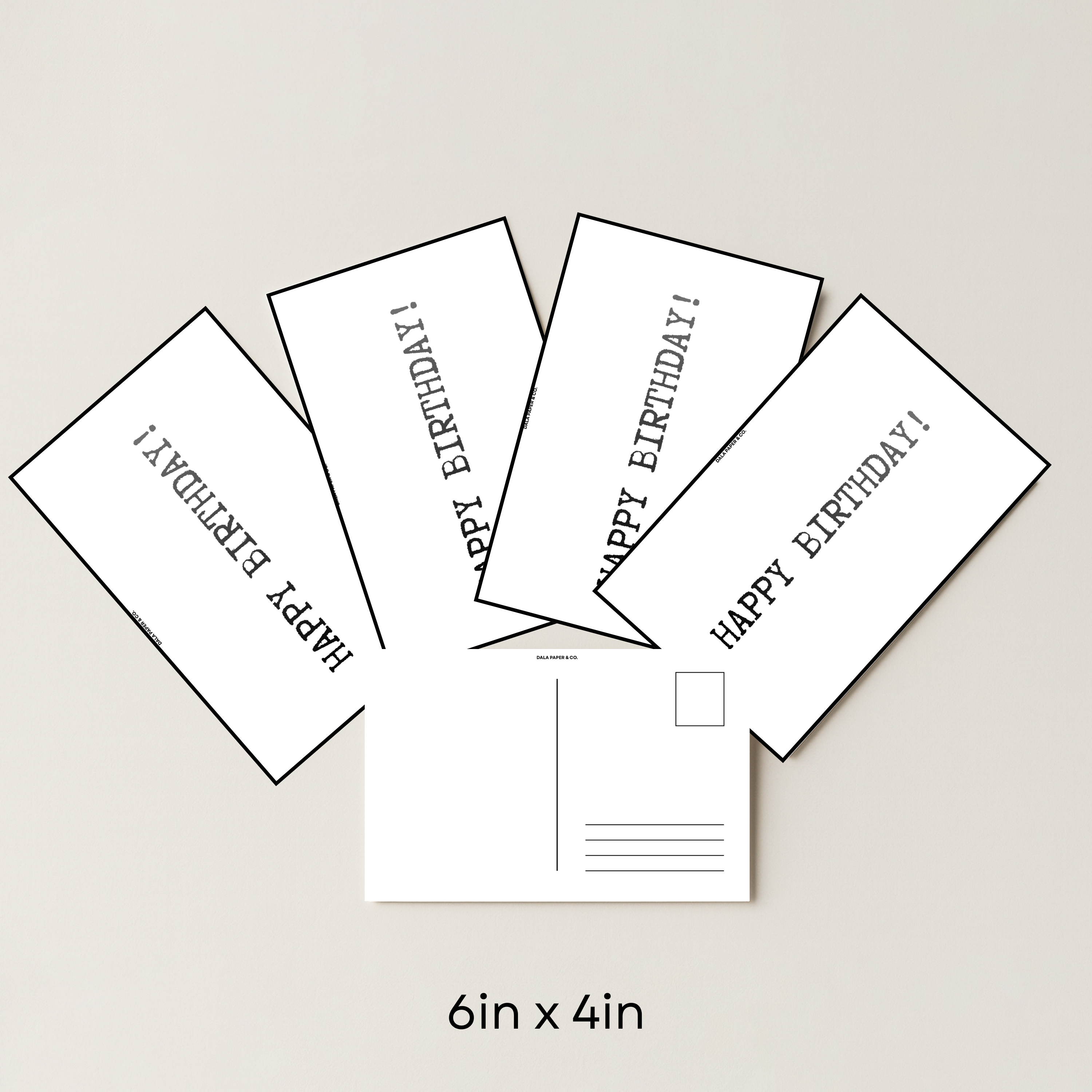 Birthday Pattern #008 (Pack of 4)