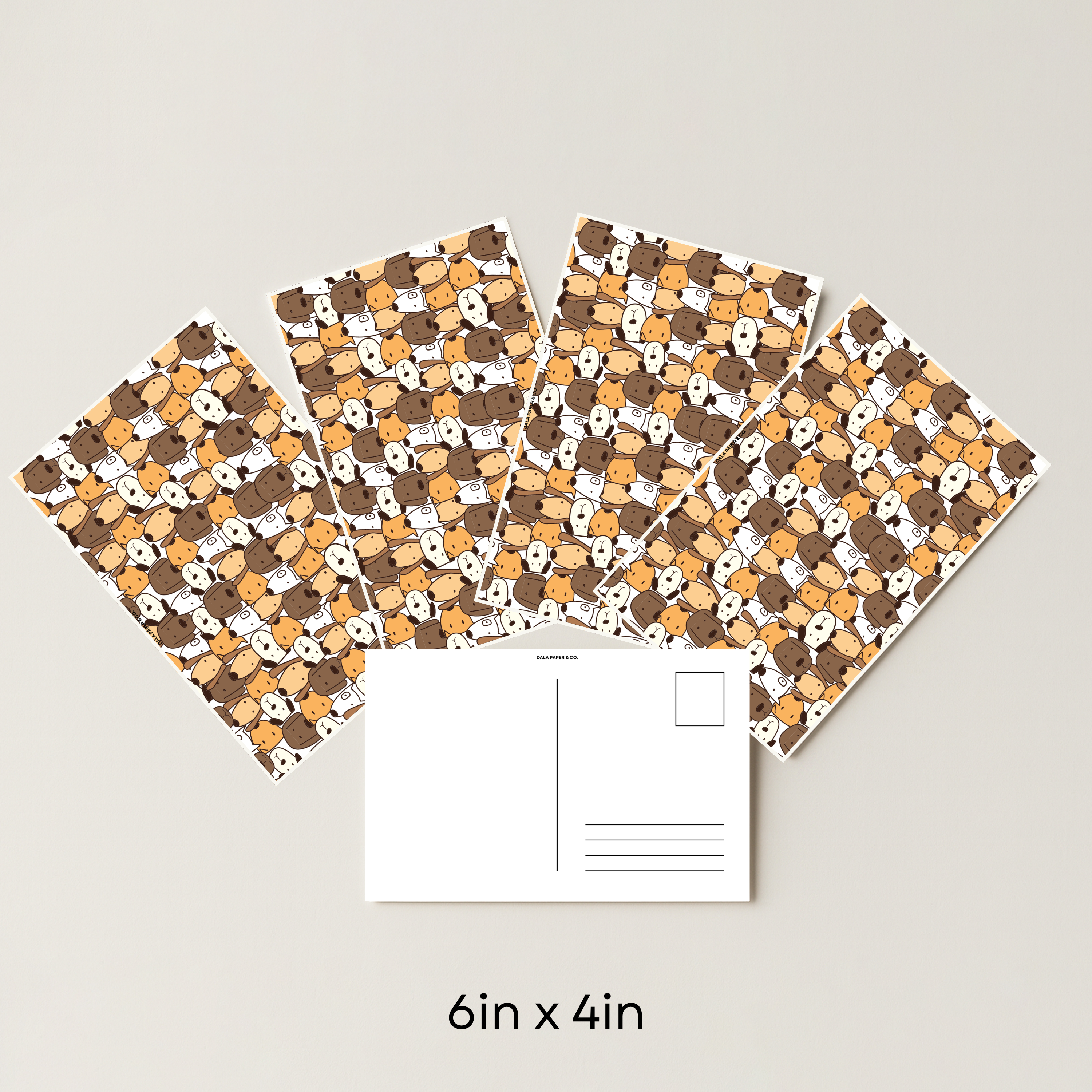 Dog Pattern #008 (Pack of 4)