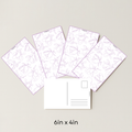 Floral Pattern #009 (Pack of 4)
