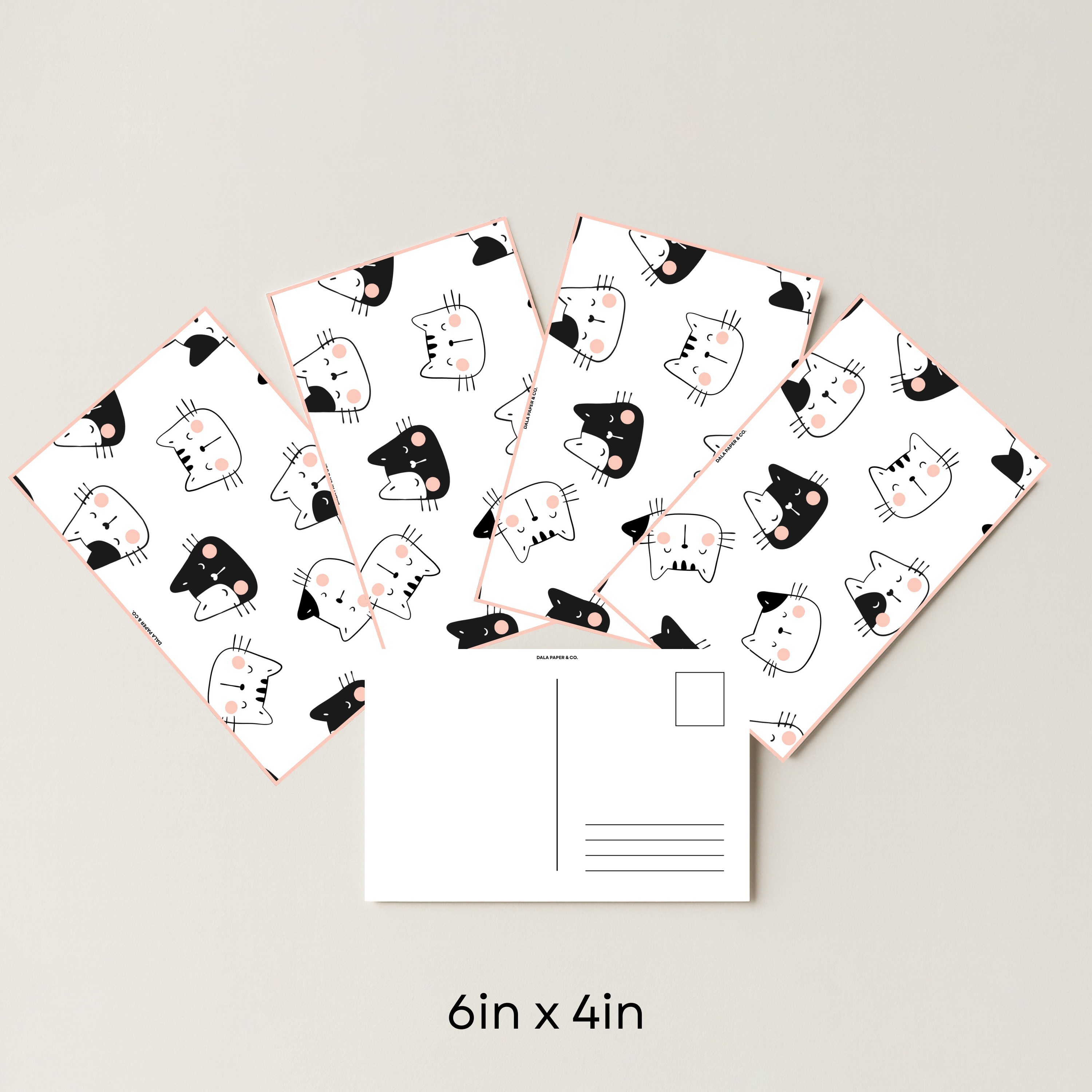Cat Pattern #009 (Pack of 4)